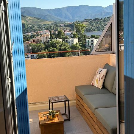 Attique A Banyuls - Vue Mer Et Montagne Exterior foto