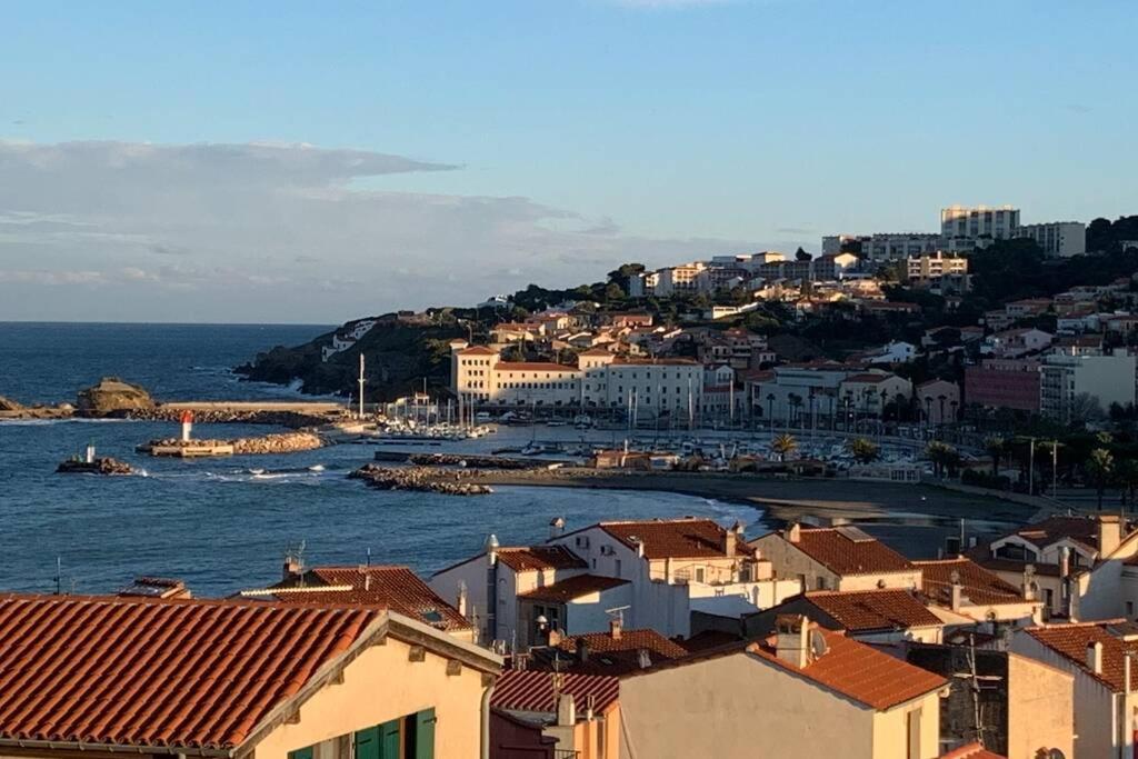 Attique A Banyuls - Vue Mer Et Montagne Exterior foto